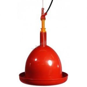 Automatische drinkbak voor pluimvee (PP) met 3 m slang + aansluiting