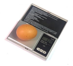 Digitale compacte weegschaal voor eieren max. 500 g*
