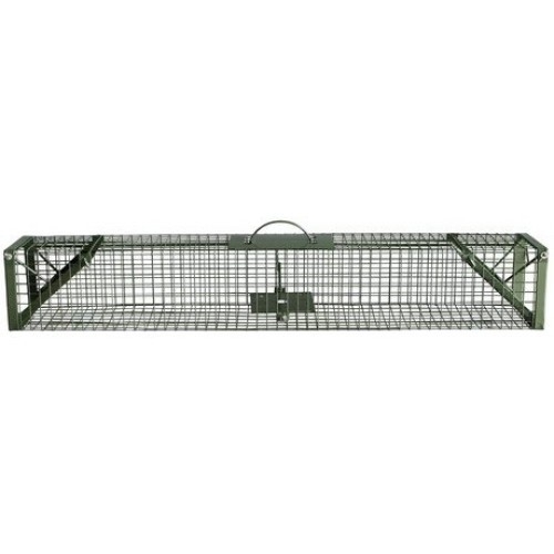 Vangkooi 100 cm 2 ingangen groen Vangkooi 100 cm 2 ingangen groen