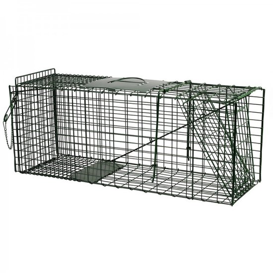 Vangkooi Ratten middel verzinkt + poedercoating groen