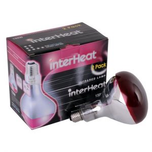 Warmtelamp Interheat 100 Watt rood