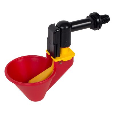 Verlengstuk haaks + drinkcup groot rood 